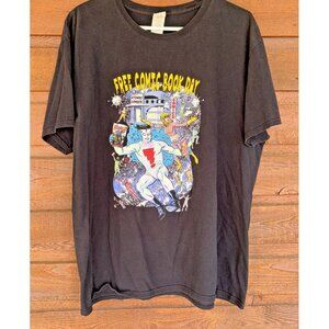 Free Comic Book Day Hero Graphic Atomic Comic Alfred Ring Spun XL